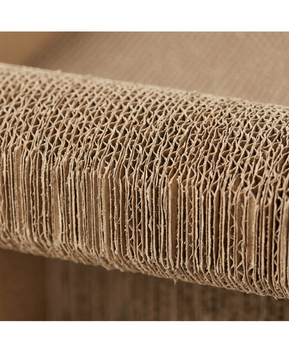 Jkwvd Corrugated Cardboard Cat Scratcher Board 17 x 8 in Natural