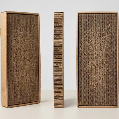 Jkwvd Corrugated Cardboard Cat Scratcher Board 17 x 8 in Natural