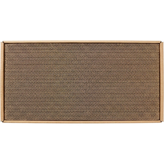 Jkwvd Corrugated Cardboard Cat Scratcher Board 17 x 8 in Natural