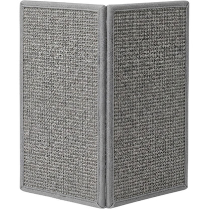 Jkwvd Wall Corner Cat Scratcher Panel Sisal Fabric 23 x 11 in Gray