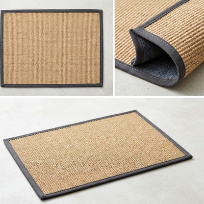 Jkwvd Cat Scratching Post Mat Sisal Surface 24 x 16 in Neutral